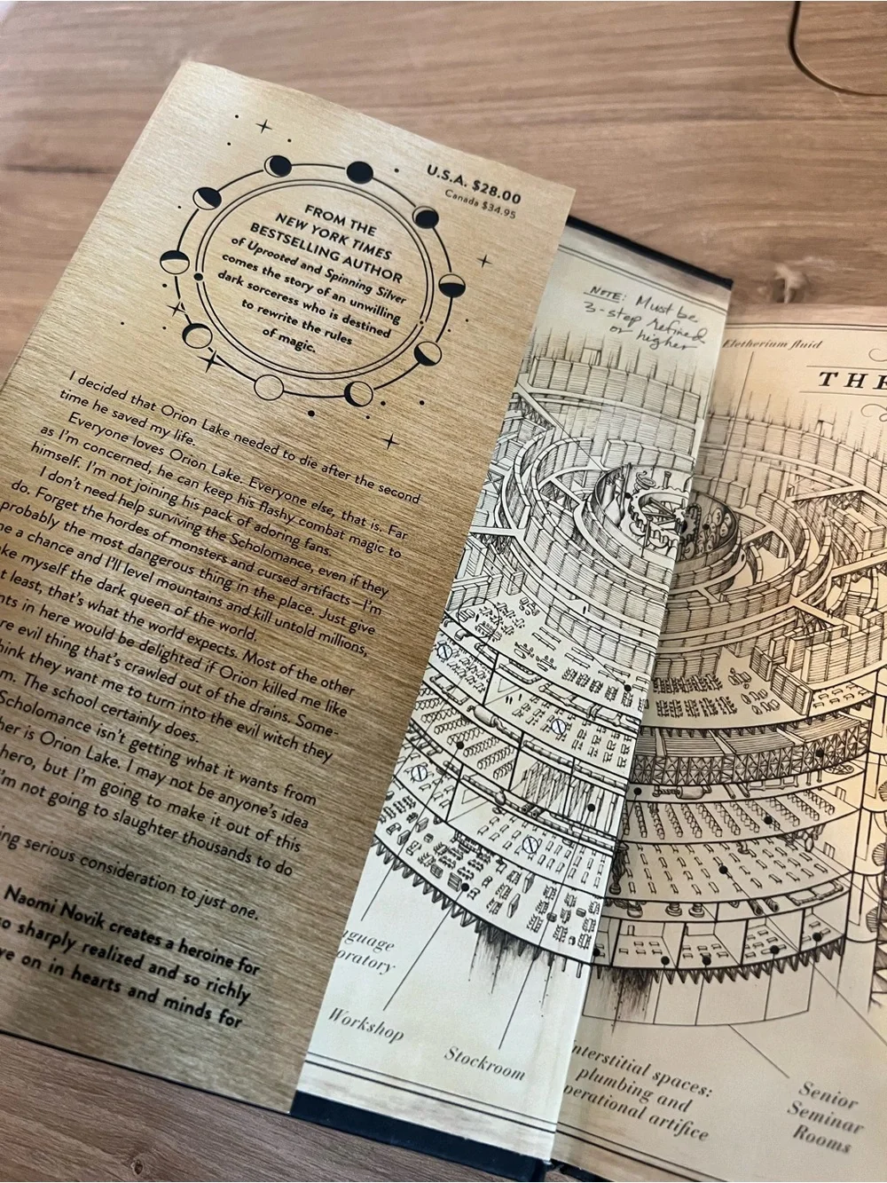A Deadly Education Naomi Novik Hardcover Book 2020 First Edition Scholomance⁠